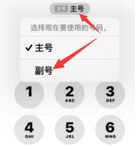 昆玉苹果14维修店分享iPhone 14 Pro Max使用副卡打电话的方法 